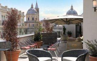 Italien Rom Doubletree Rooftop