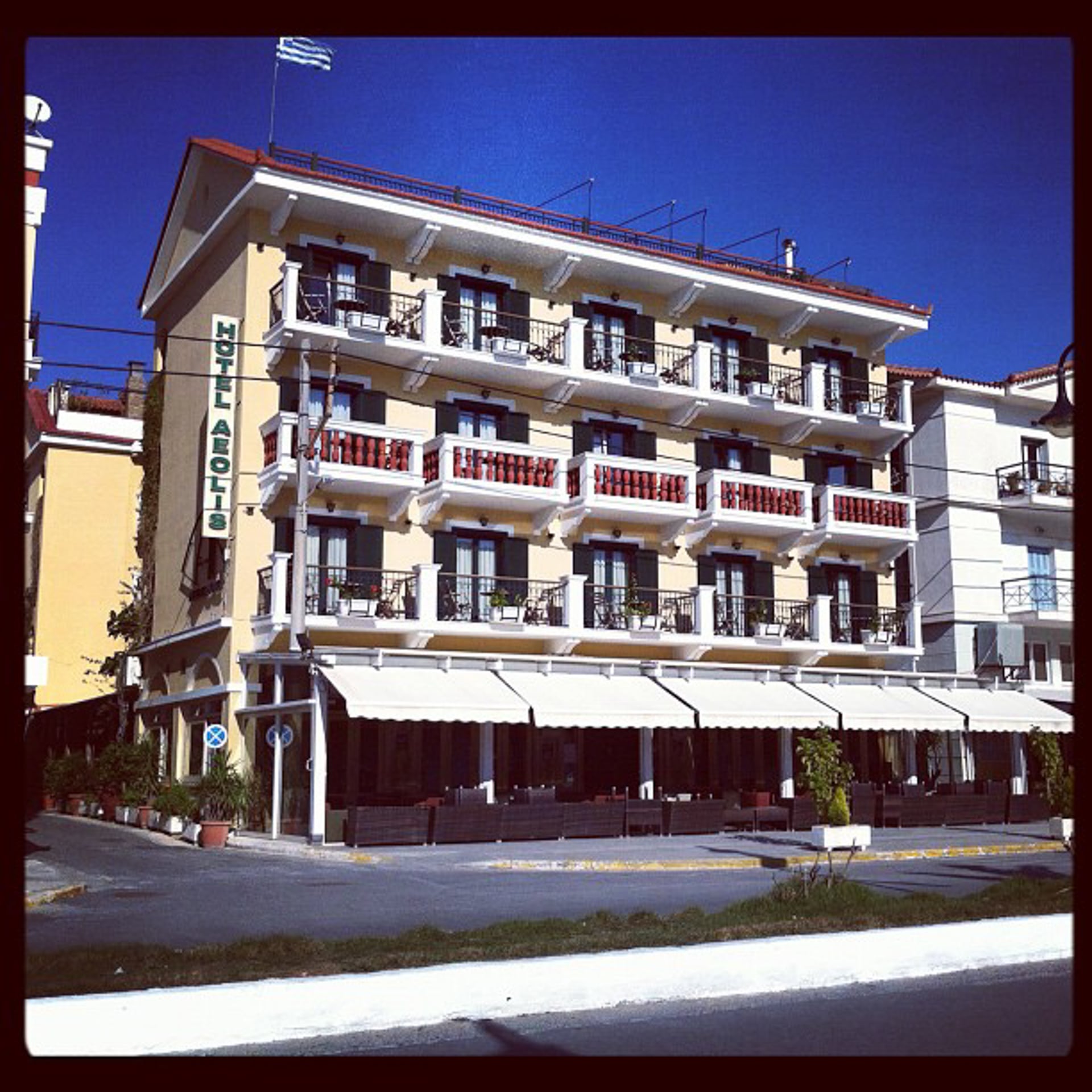 Griechenland Samos Aeolis Hotel Aussen