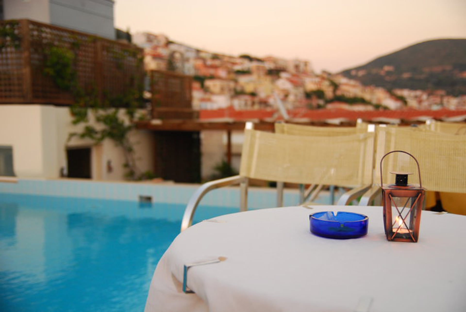 Griechenland Samos Aeolis Hotel Pool