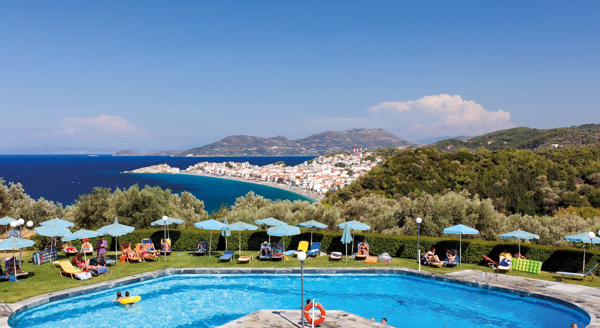 Griechenland Samos Arion Hotel Aussicht