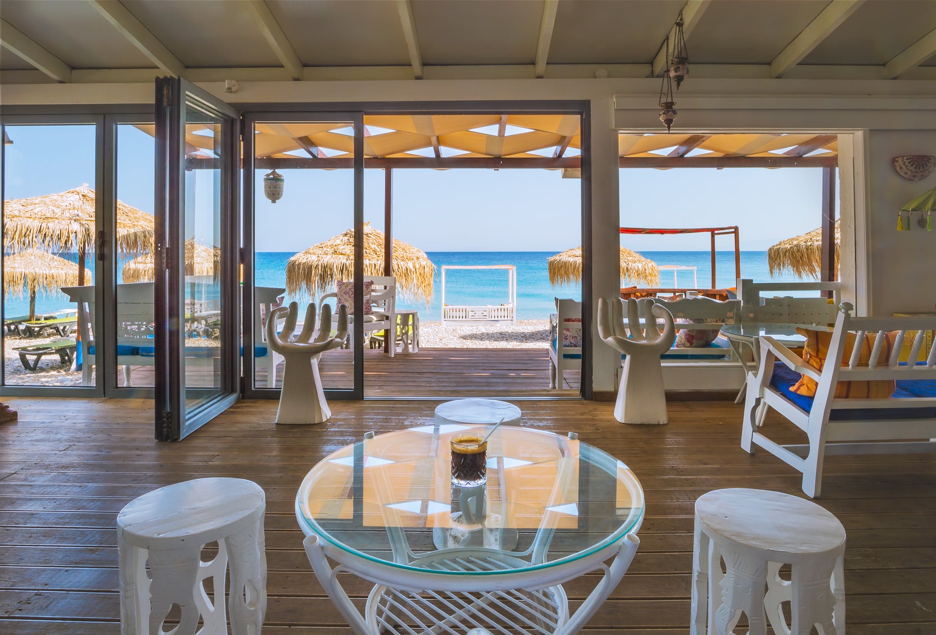 Griechenland Samos Kokkari Beach Bar