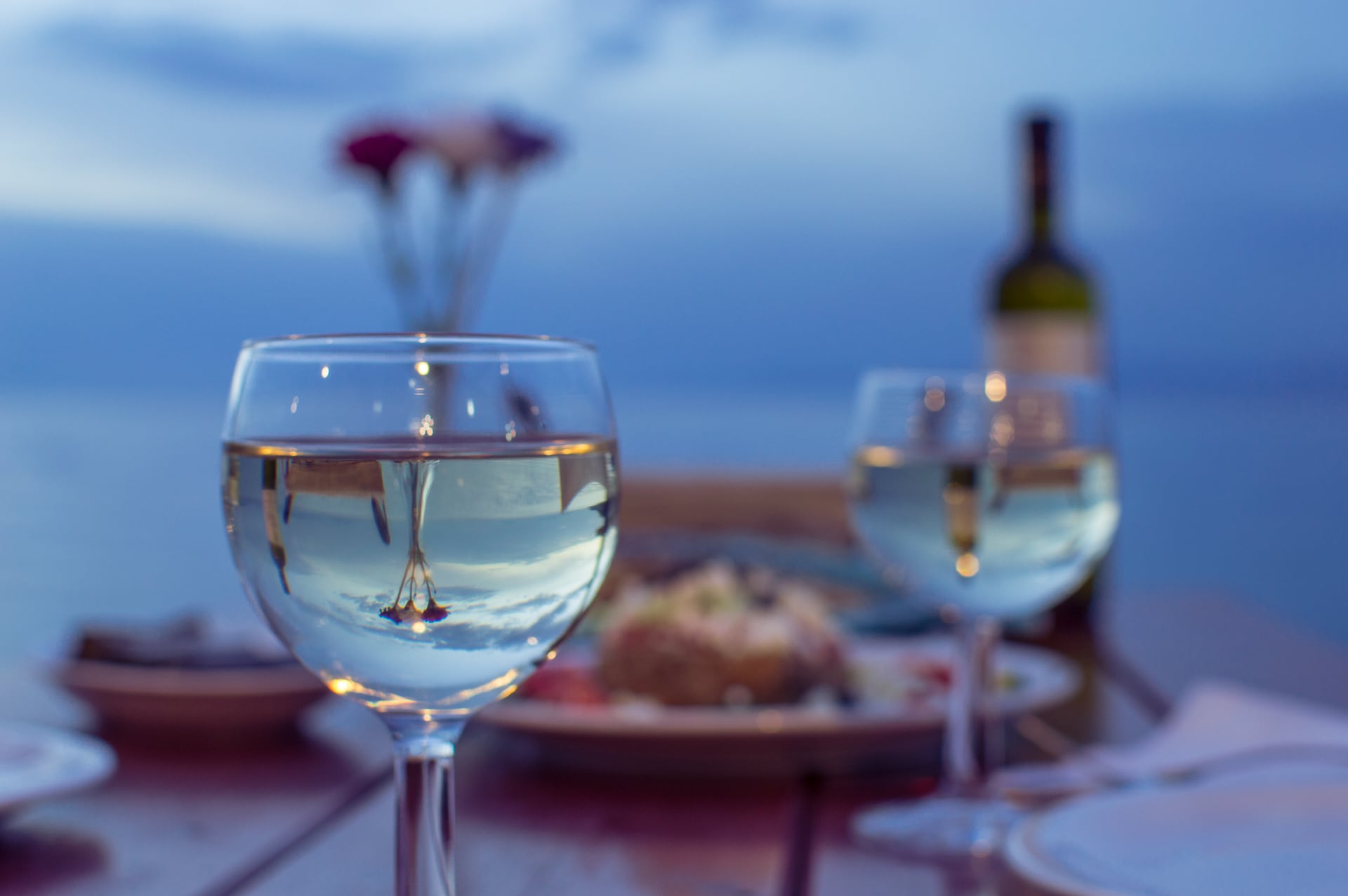 Griechenland Samos Kokkari Beach Wein
