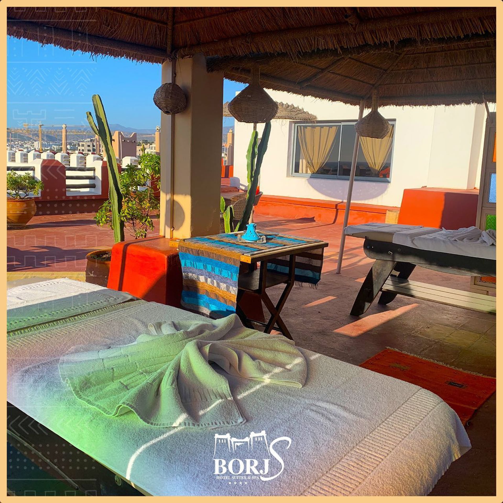 Marokko Agadir Borjs Hotel Suites & Spa Terrasse